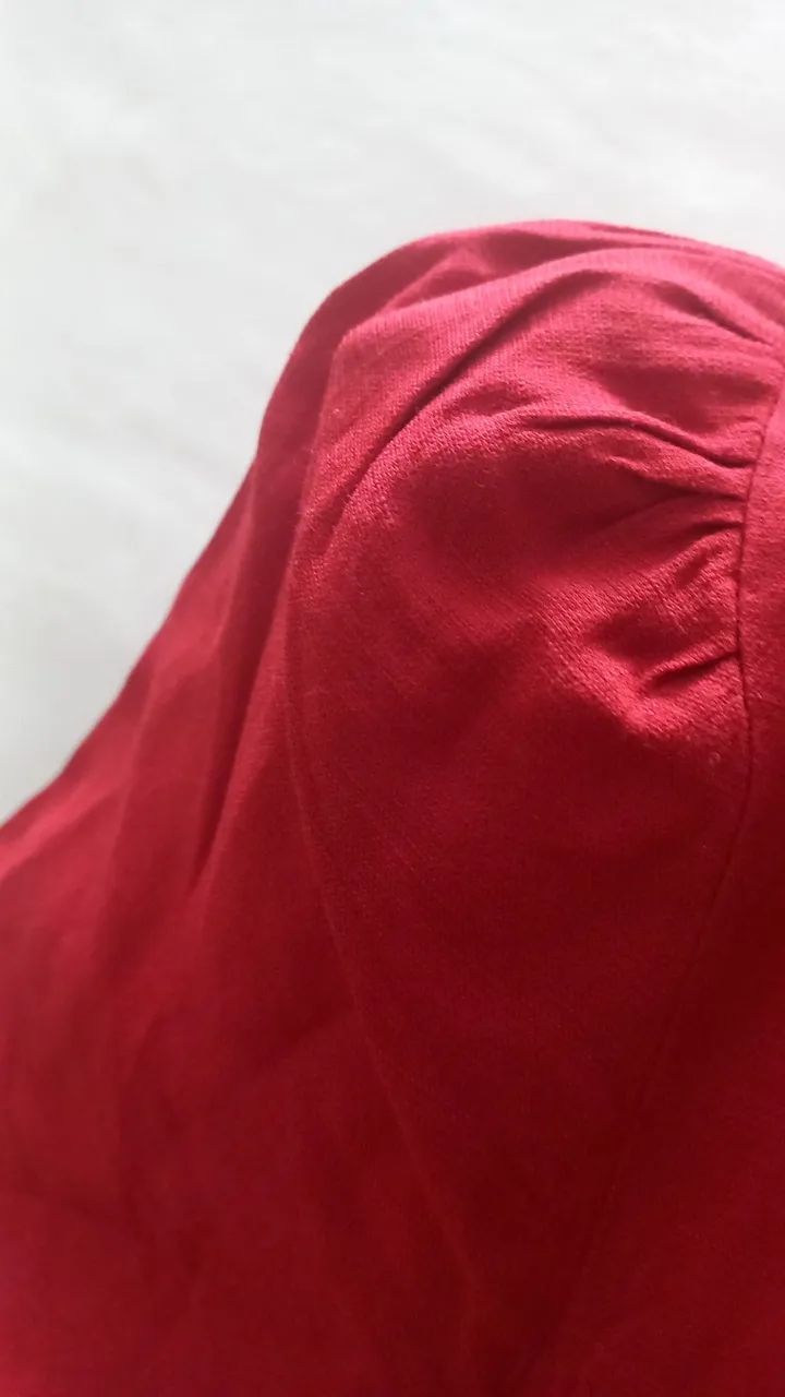 Blusa  vermelha  - Foto 5
