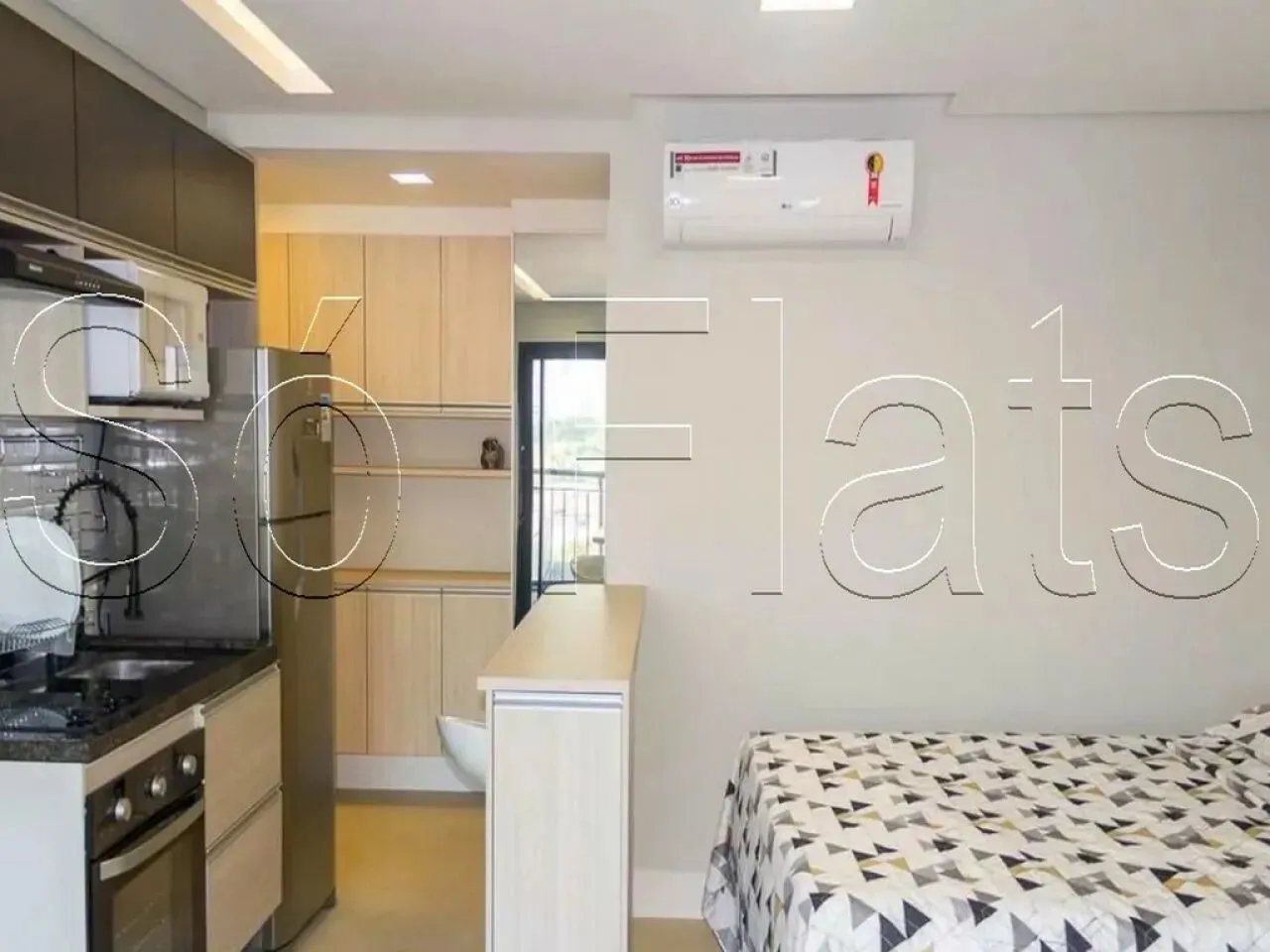 Studio Is Moema, apto disponível para locação, contendo 34m² e 1 dormitório.