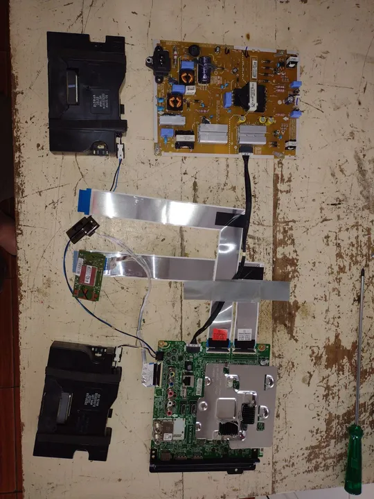 Placa tv LG 43uj6565 todas funcionando perfeitamente