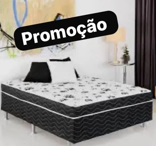 Cama box casal novo
