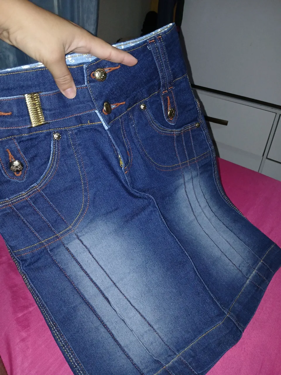 Saia Jeans