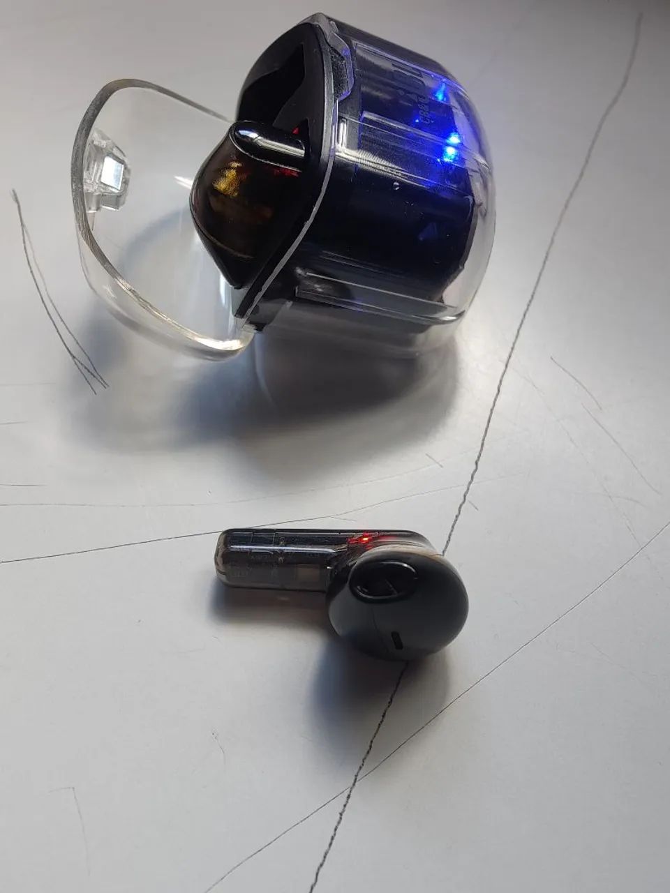 Fone de Ouvido bluetooth JBL tws translúcido  - Foto 2