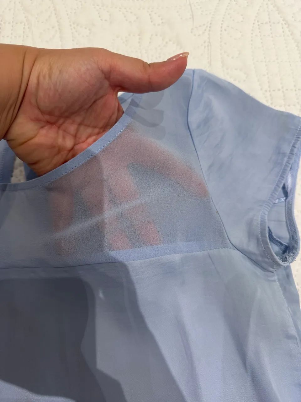 Camisa azul Stradivarius - Foto 2