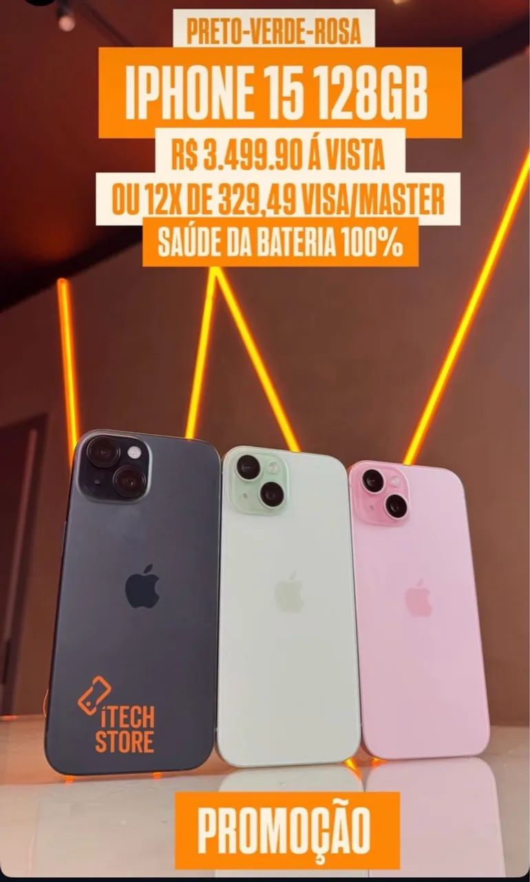 VENDE DEMAIS ESSE >>> IPHONE 15 