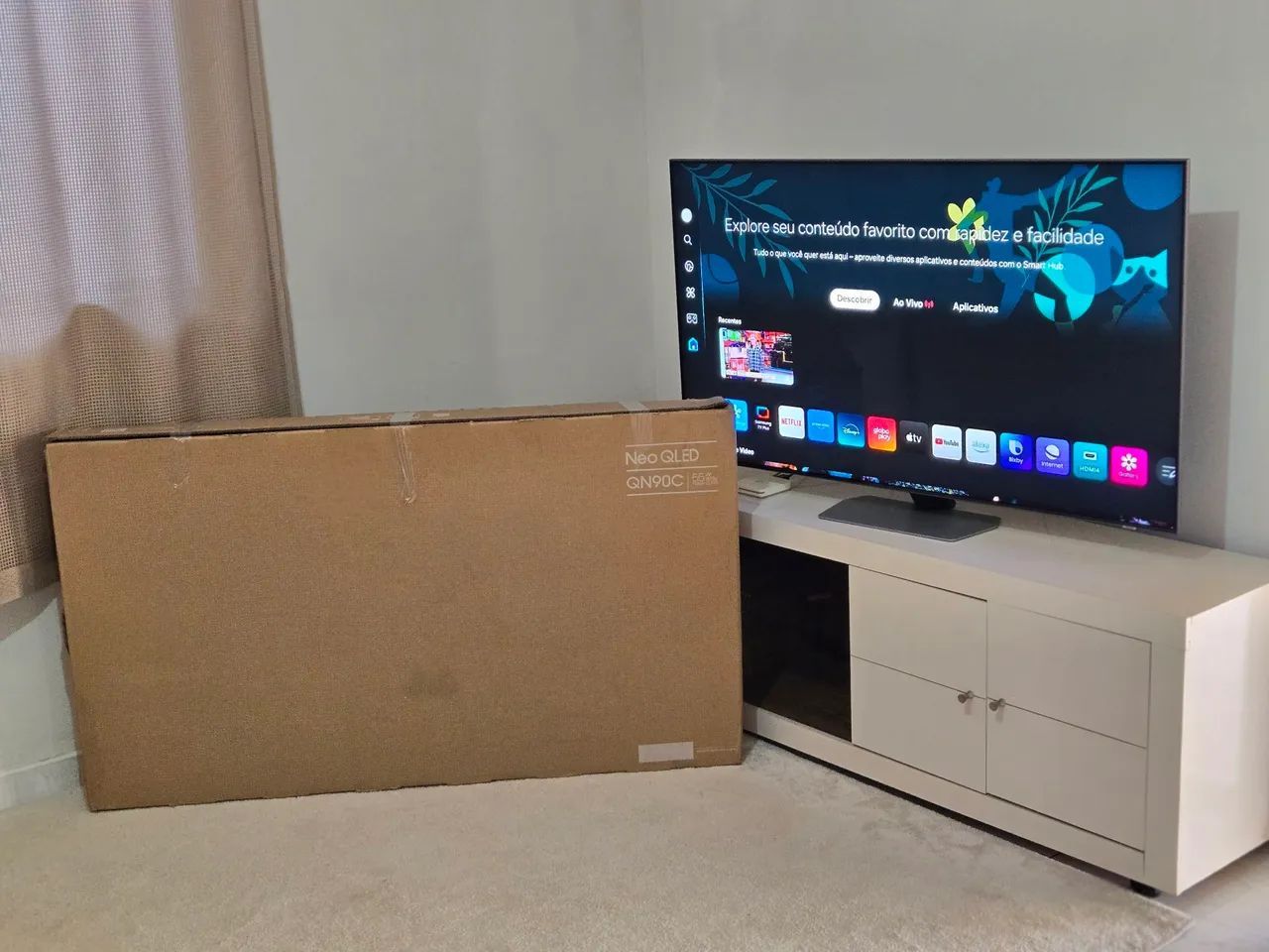 Smart TV Samsung Mine LED (QN90C) 120HZ  - Foto 2