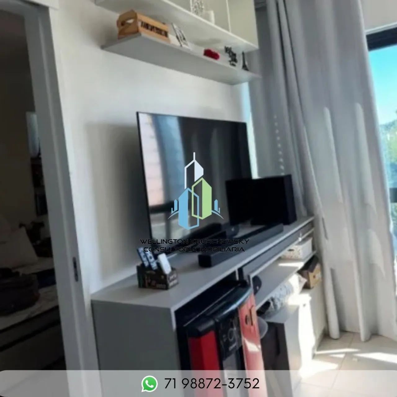 APARTAMENTO NORTE/SUL MOBILIADO DECORADO 29m² 1 QUARTO 1 GARAGEM INFRA VENDE BARRA - Foto 2