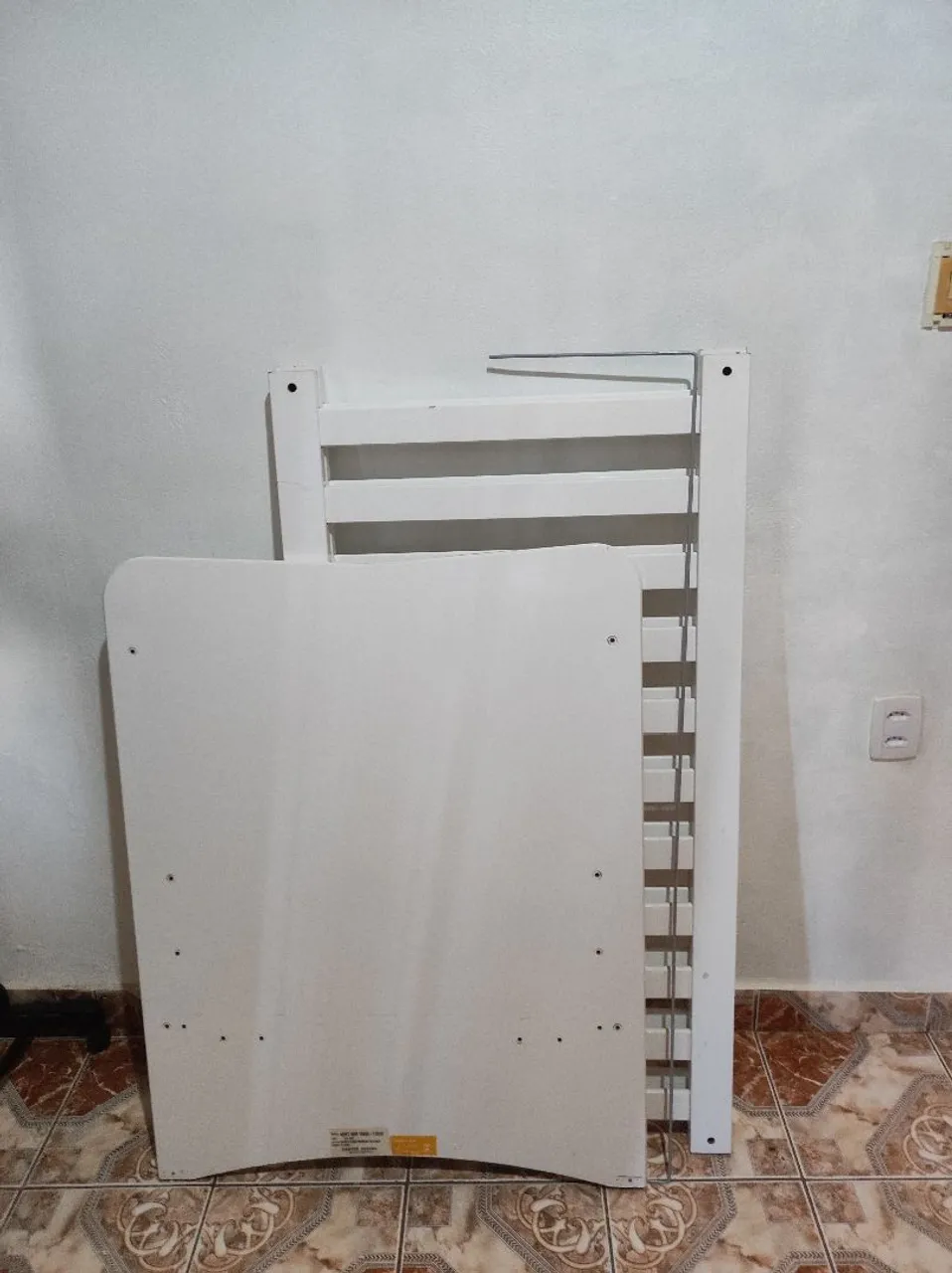Berço desmontável 2em 1 branco
