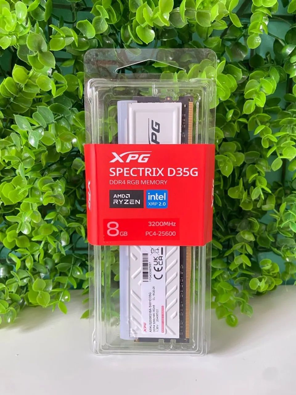 XPG SPECTRIX D35G - NEW WHITE Desktop RGB 8GB DDR4 3200Mhz RAM Memory64396502784770121