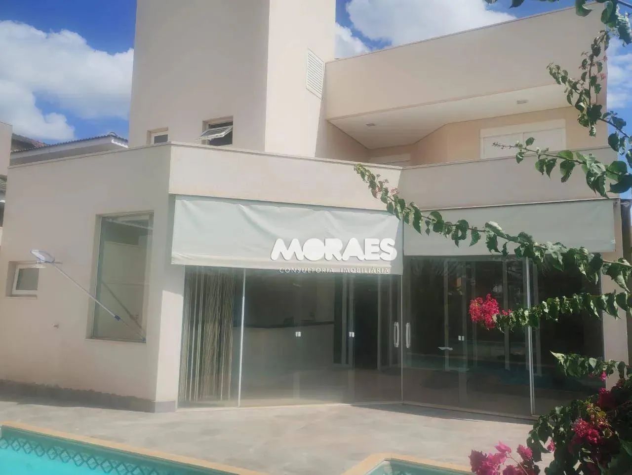 Casa em Condomínio Fechado com 4 suítes para alugar, 420 m² por R$ 9.800/mês - Residencial