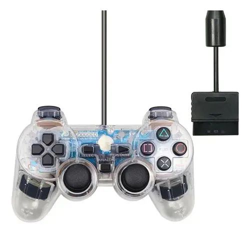 Controle pra PS2 transparente  - Foto 2