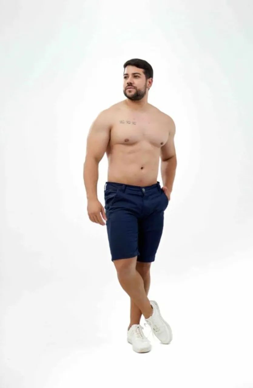 Bermuda masculina alfaiataria com lycra do 36 ao 46  - Foto 5