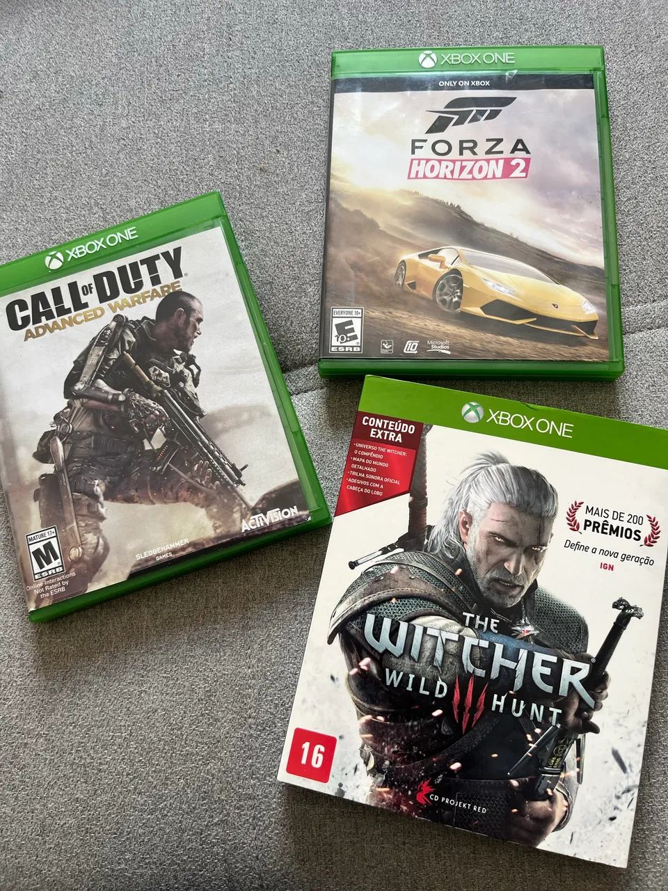 Xbox One 500GB + Controle Original + 3 Jogos + Cabos e Fonte - Foto 6