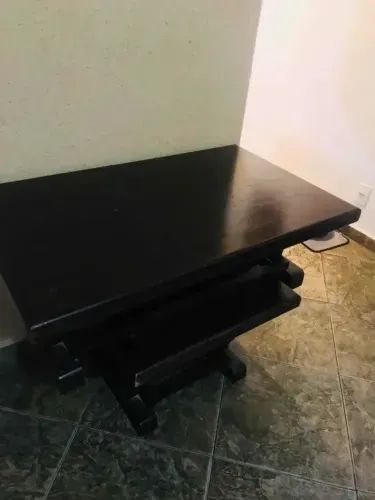 Mesa rustica Mesa de centro em madeira maciça imbuía caviúna maciça madeira de demolição - Foto 3