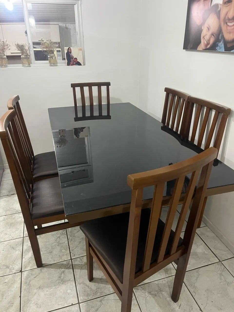 Mesa de jantar 6 cadeiras - Foto 3