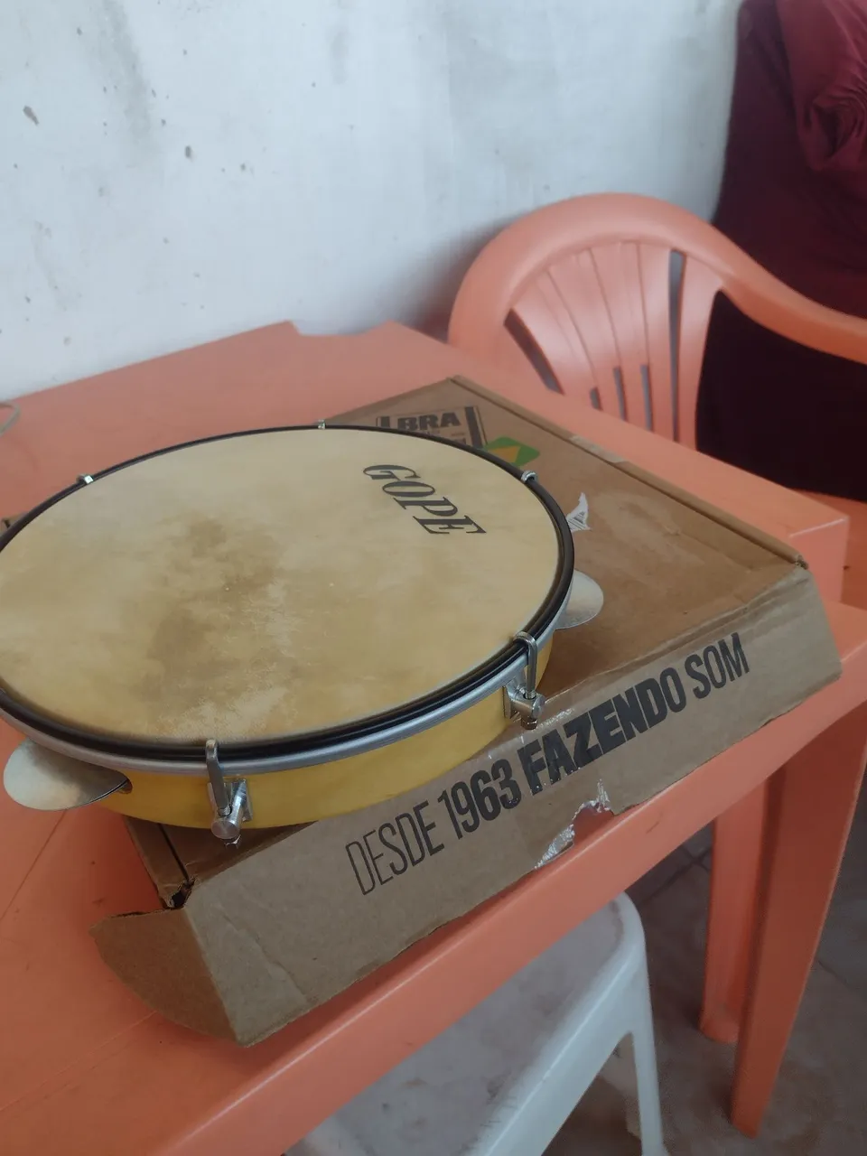 Tamborim GOPE - Instrumento de Percussão