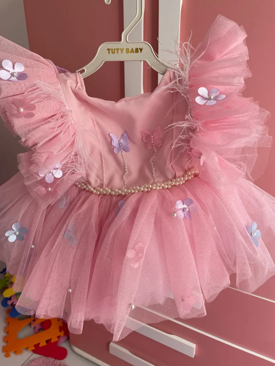Vestido de festa para bebê