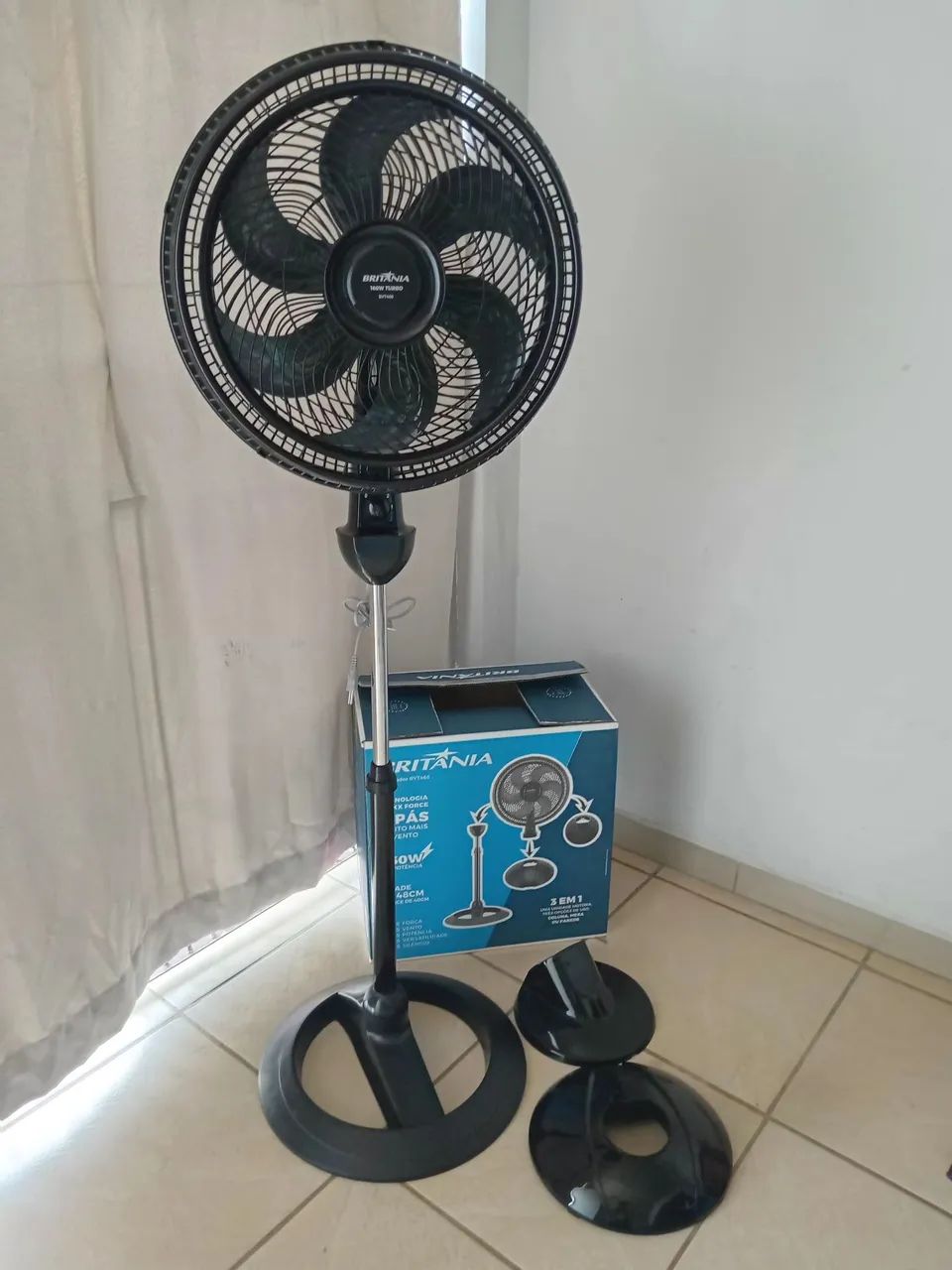 Ventilador Britânia 40 cm turbo 3 em 1 