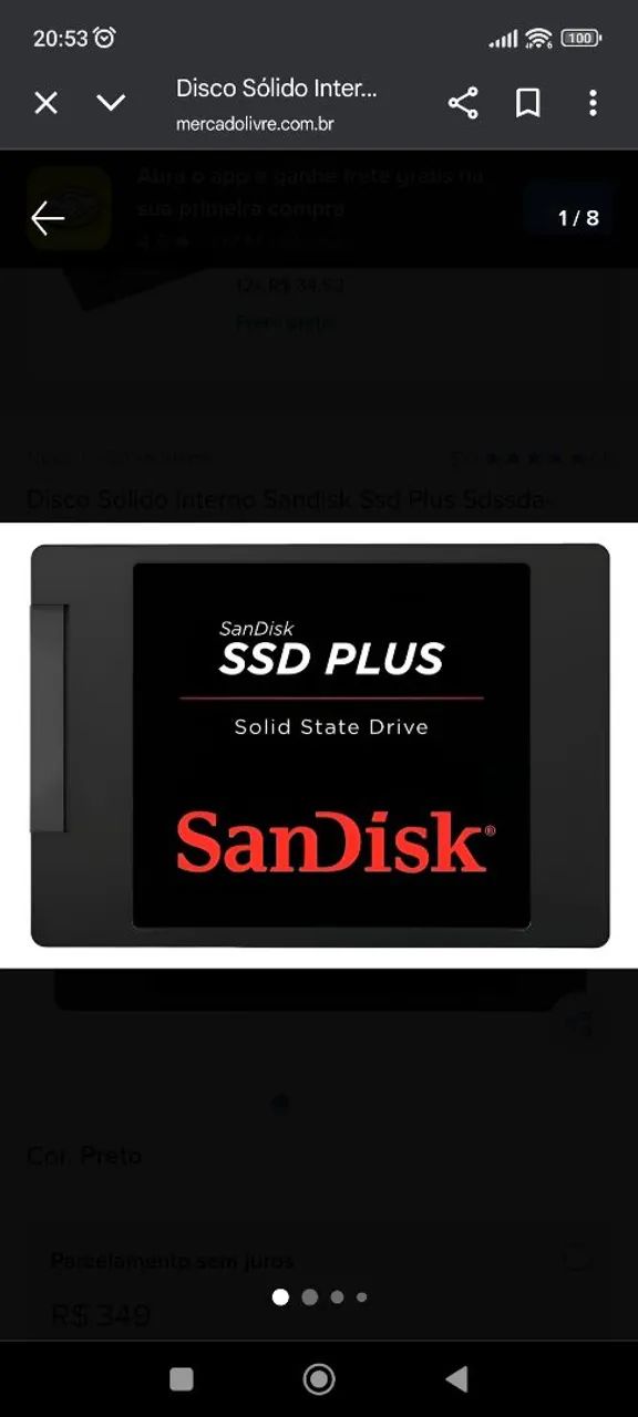 SanDisk SSD 1TB - Refurbished64739357577731120