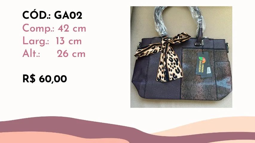 Bolsas grandes - frete grátis Grande Aracaju
