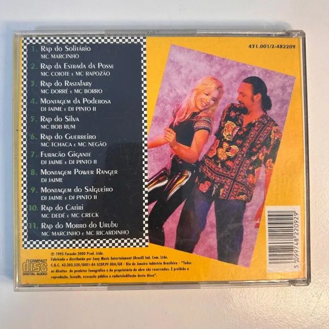CD Furacão 2000 Nacional | Furacão Gigante, Rap do Solitário, Rap