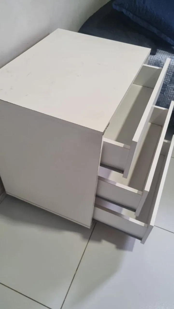 Gaveteiro Branco Compacto