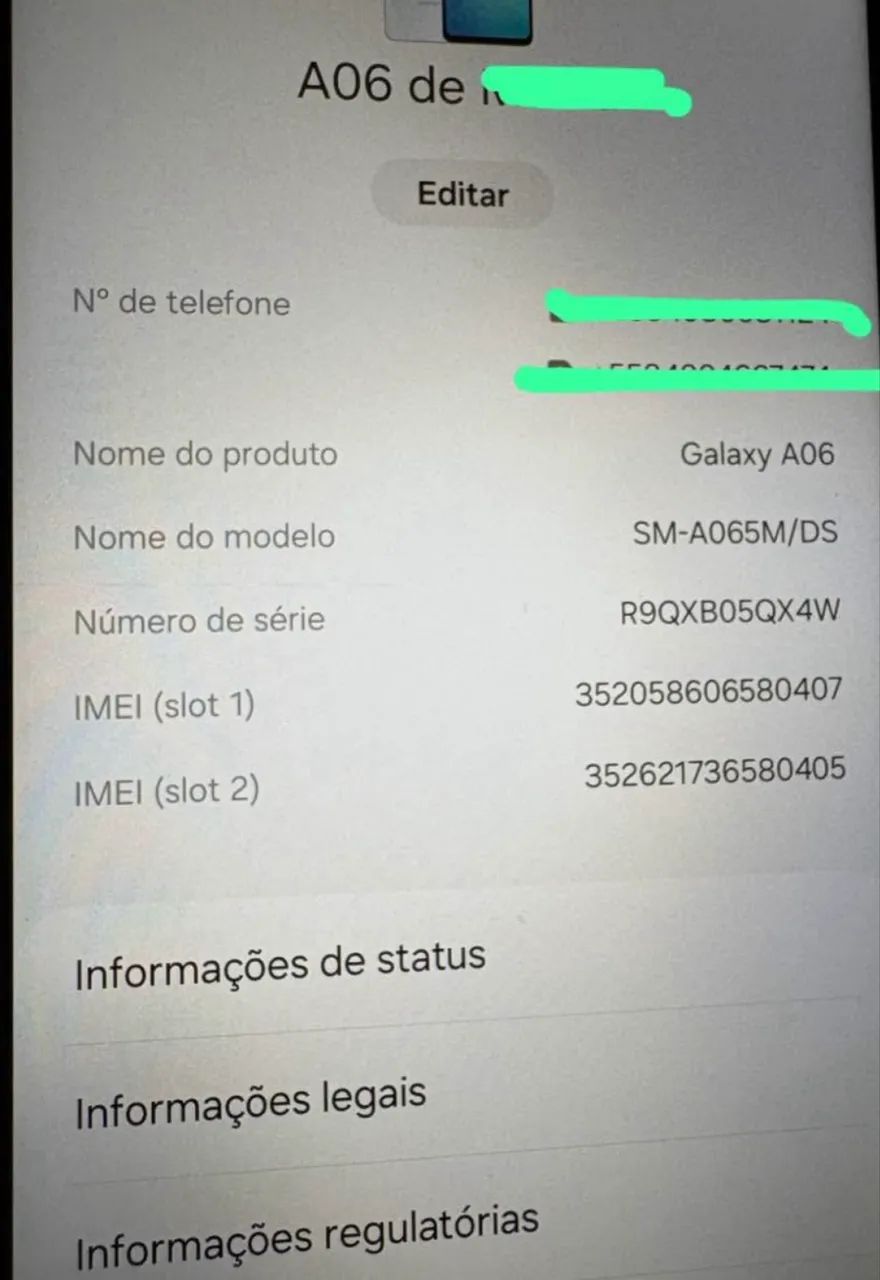 Celular Galaxy AO664306321145987122