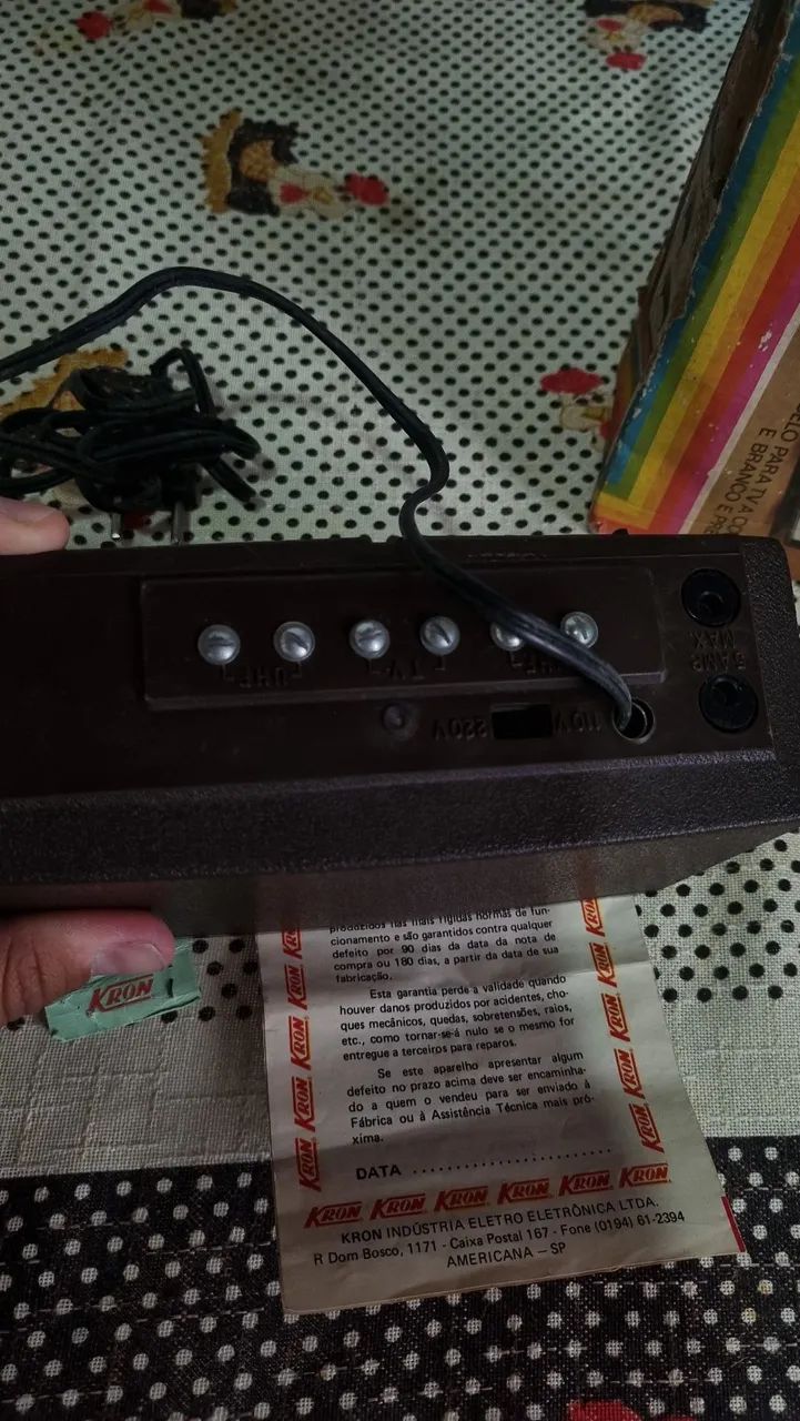 Conversor de uhf kron Raridade estado de Novo impecável 1954   - Foto 4