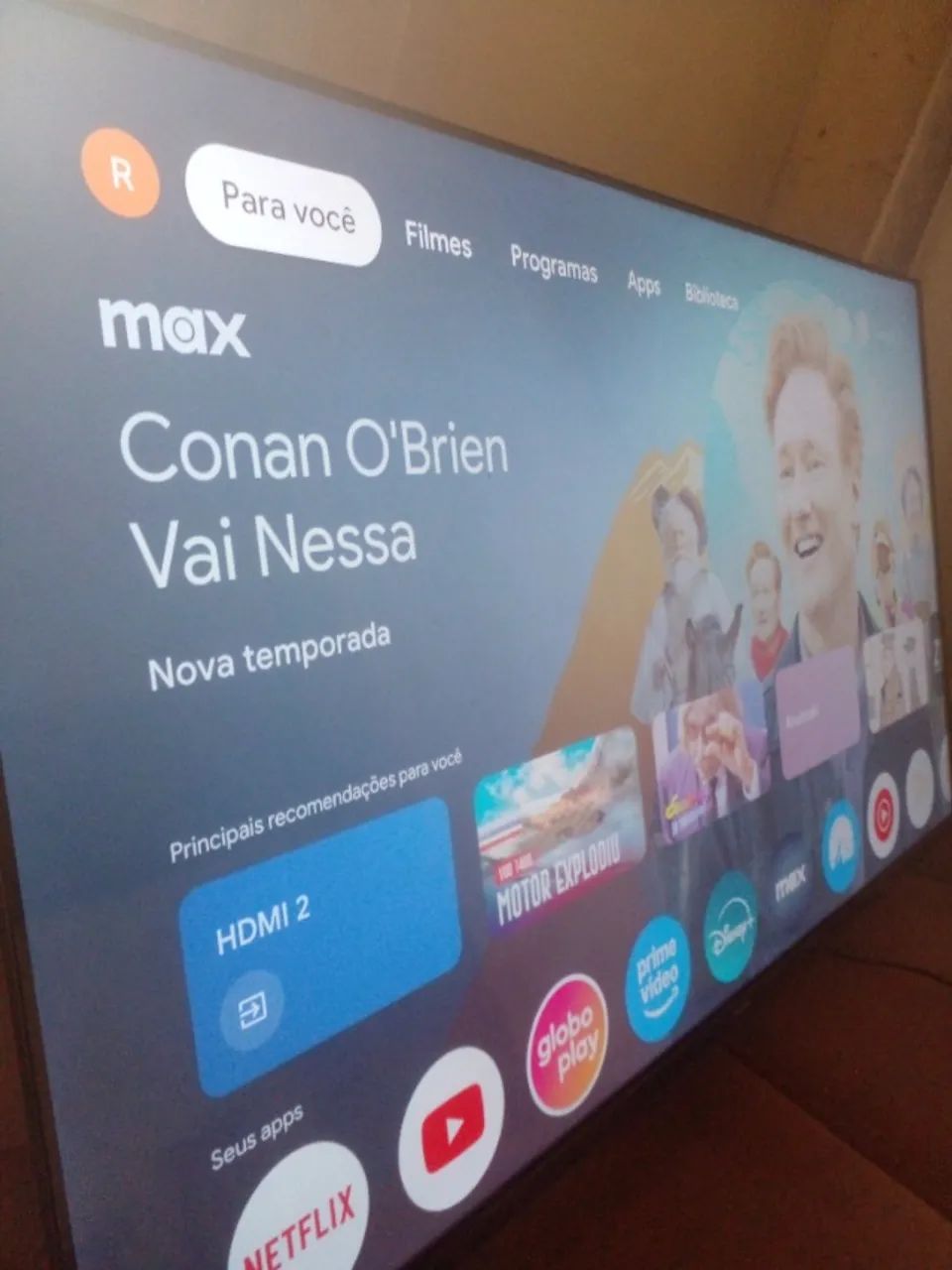 SMART PHILIPS AMBILIGHT 50 POLEGADAS 4 K NOTA FISCAL GARANTIA 