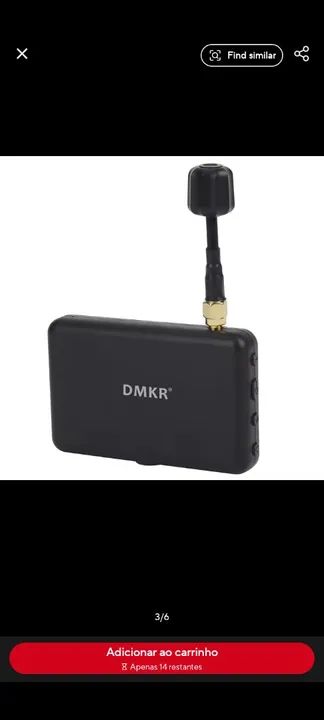 Receptor de Vídeo 40 canais para Drone - Foto 3