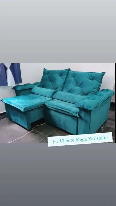 Sofá Retrátil e Reclinável 2mts - Foto 4