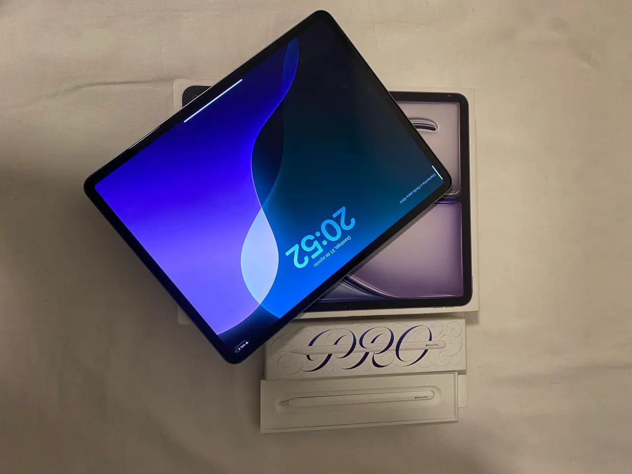 IPad M2 13 polegadas 128g + Apple Pencil Pro + Case com teclado  - Foto 4