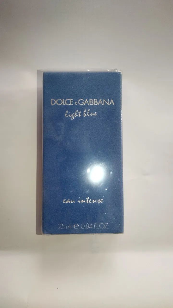 Frasco perfume (VAZIO) Dolce & Gabbana Light Blue Eau Intense 