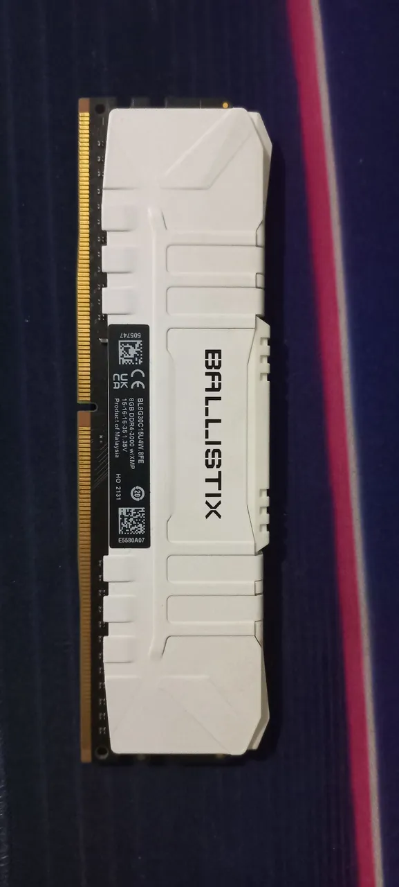 Memória RAM Ballistix DDR4 8GB 3000MHz