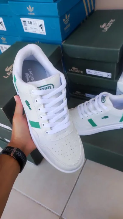 Sapatenis Lacoste Branco/verde
