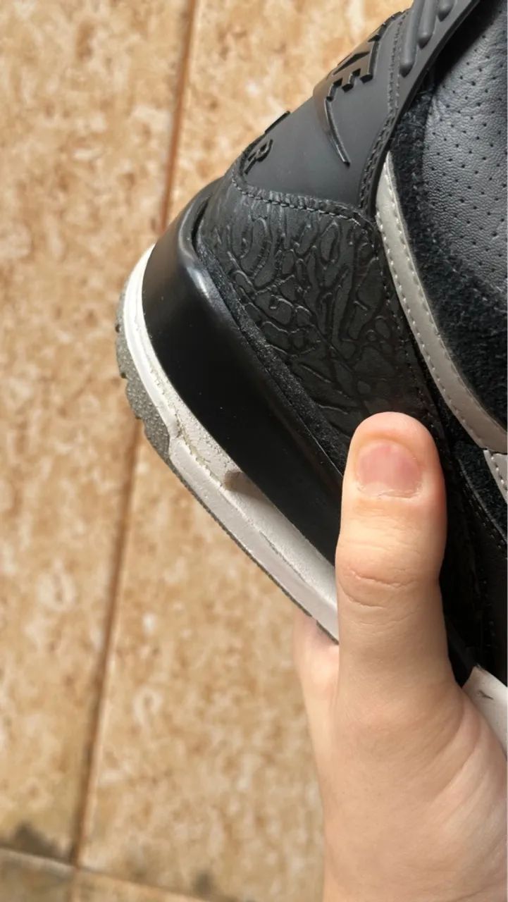 Air Jordan 3 Tinker Hatfield Black Cement Gold - Foto 5