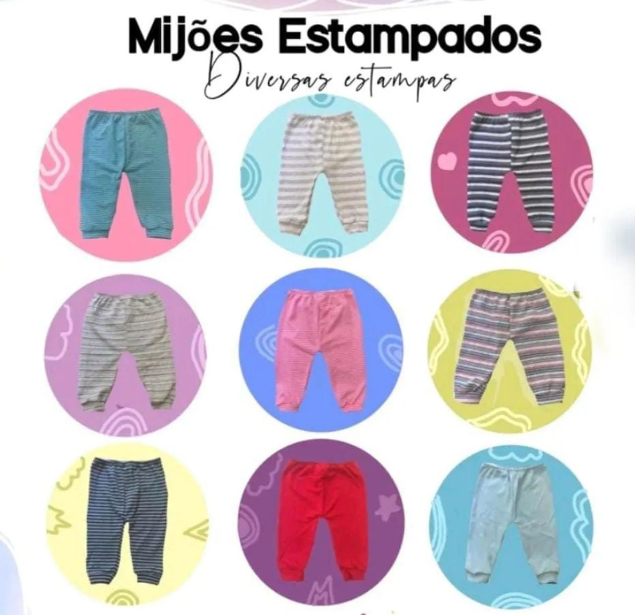 Mijão/ calça para bebês confecção própria 