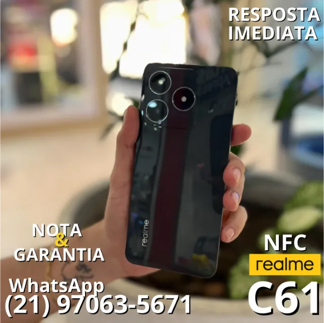 Realme C61 NFC com 1 Ano de Garantia Lacradinho