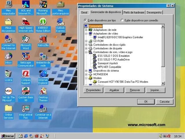 Computador antigo Compaq Presario 5373 - Foto 4