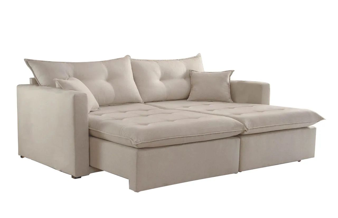 Sofá Cama Retrátil 1,80m Grécia r76 - Foto 3