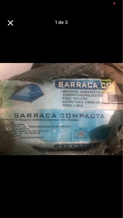 Barraca de camping 2 pessoas - Foto 3