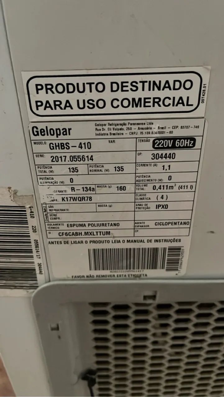 Freezer Horizontal Gelopar 411L - Foto 4