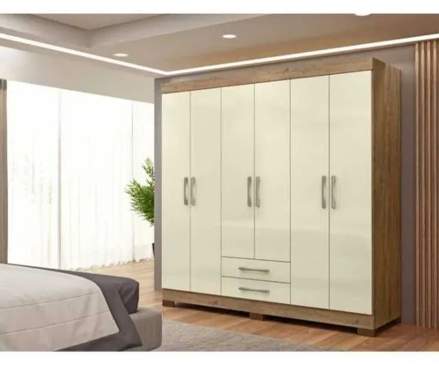 Guarda Roupa 6 Portas 2 Gavetas Novo direto da fabrica