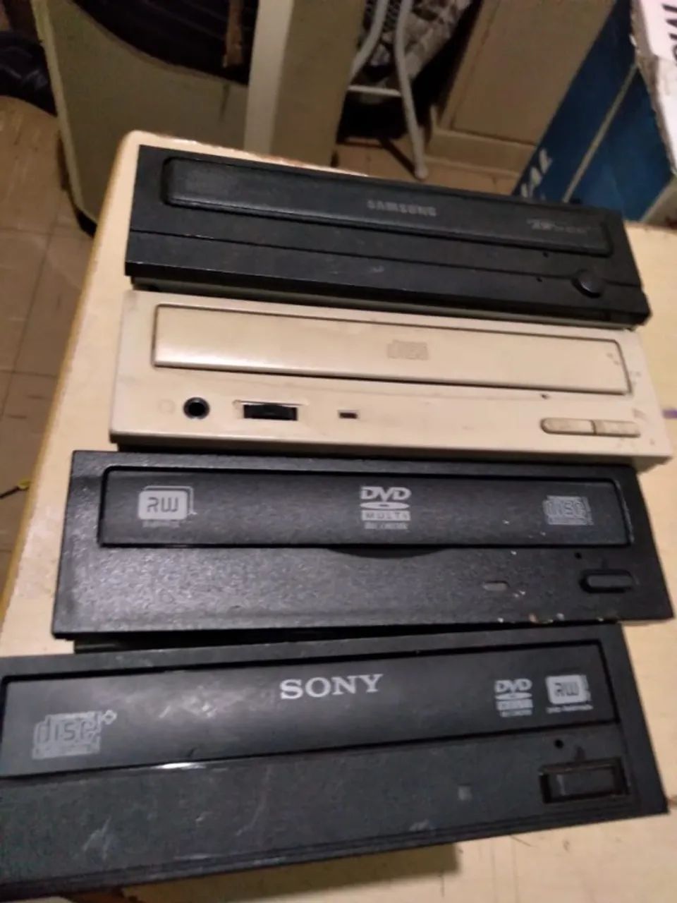 leito dvd rom e cd rom, para pcs de mesa