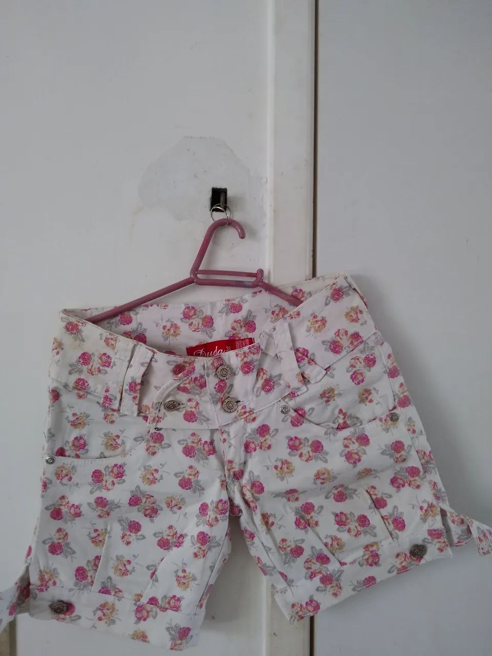 Shorts feminino floral