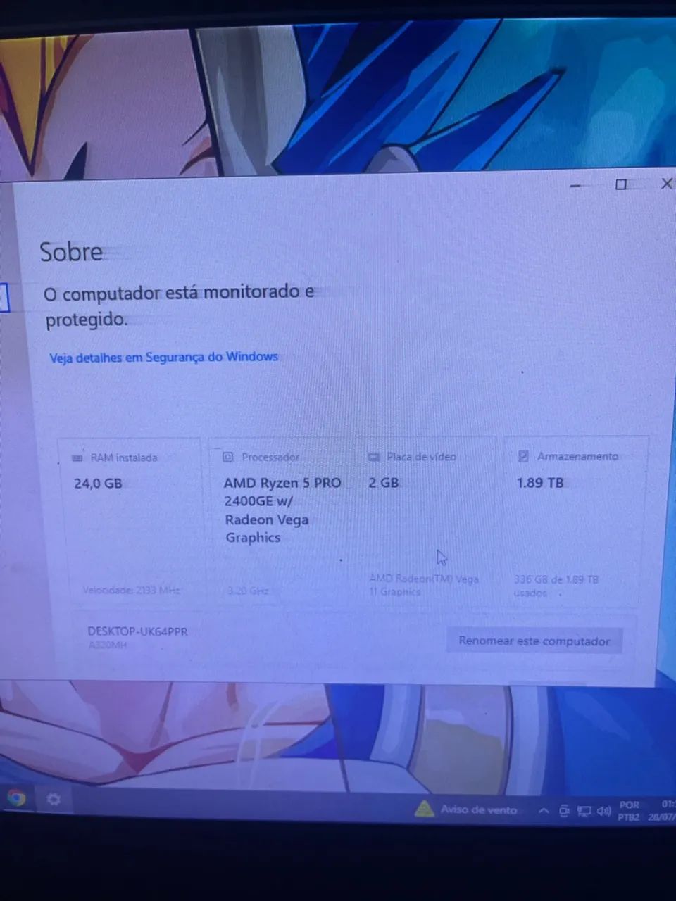 Computador gamer ryzen 5 pro - Foto 4