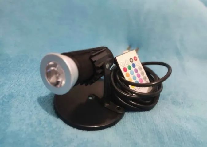 Lâmpada Led Multicores + Controle Remoto + Base