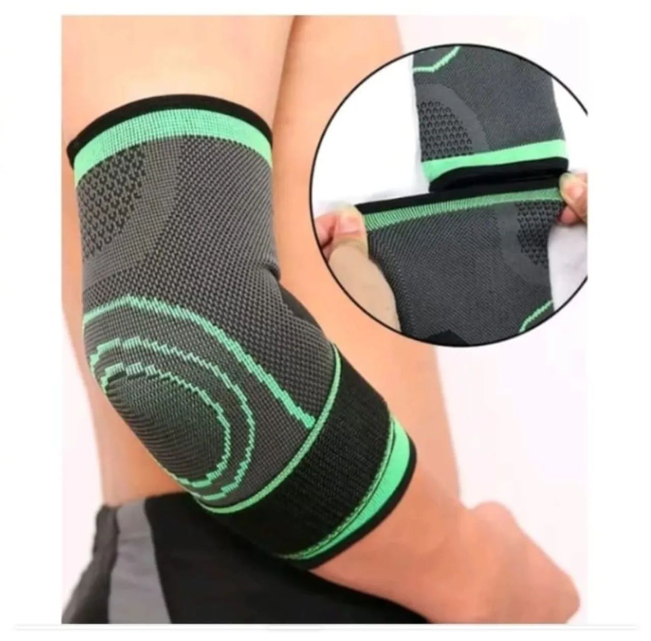 Kit de proteção para exercícios - Cotoveleira & Munhequeira - Foto 3