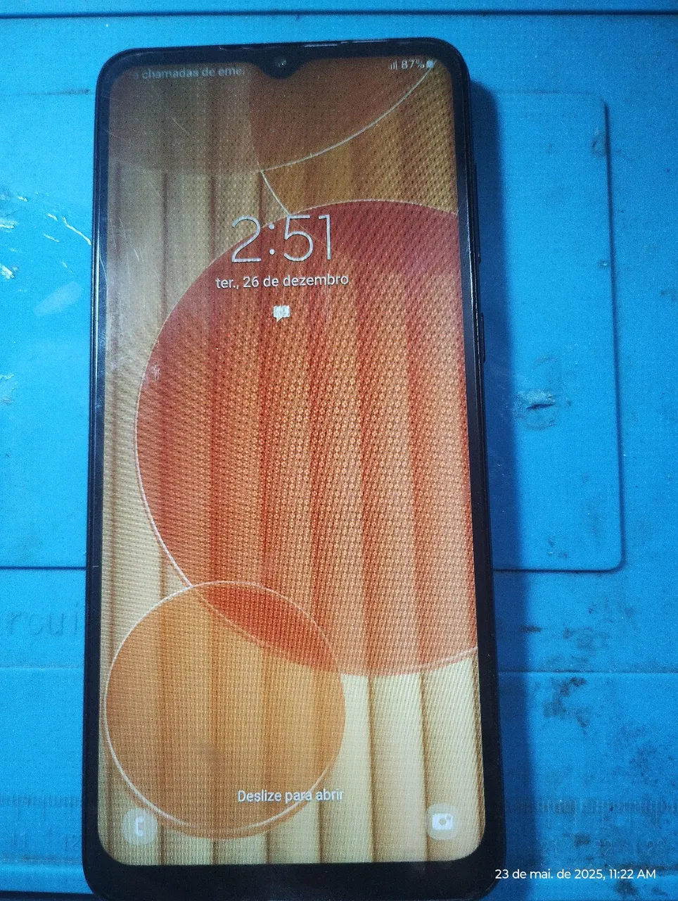 Meu lá está em perfeito estado apenas marcas de uso