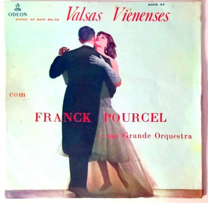 Disco de Vinil "Valsas Vienenses" - Franck Pourcel (Odeon, 1960)