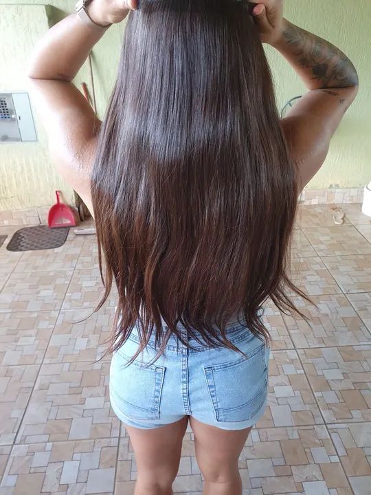 Mega Hair - Cabelo humano - Brasileiro do sul - Loiro escuro / Castanho claro - Foto 3